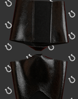 Black Open Toe Heel Protectors for 8" Stripper Shoes