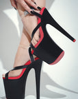 Red Bottom Stripper Shoes | SHOW PONY Exotic Dancer Heels